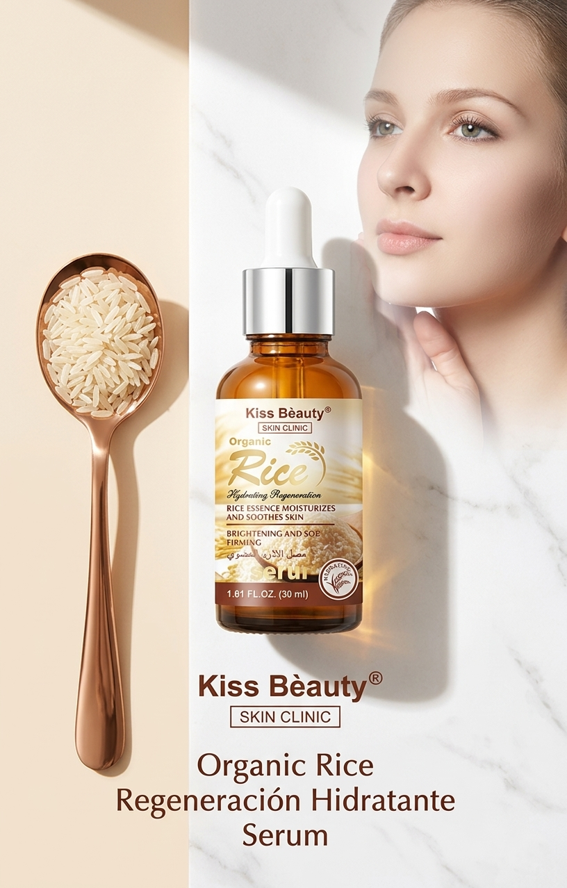 Sérum Facial con Esencia de Arroz 30ML KISS BEAUTY