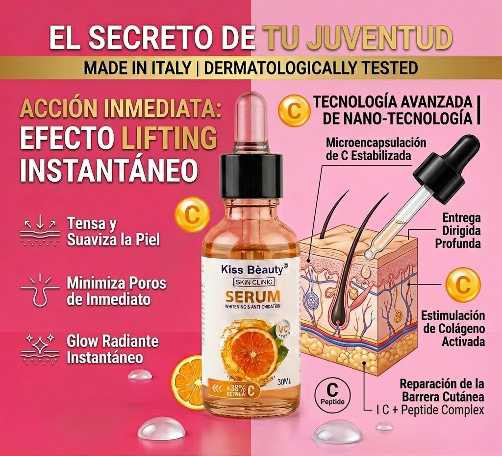 Sérum Facial Blanqueador y Antioxidante 30ML KISS BEAUTY